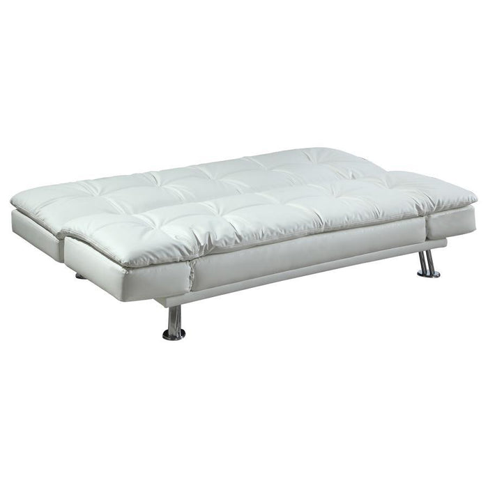 Dilleston - Upholstered Tufted Convertible Sofa Bed – Futon Sofas by CoasterEssence at Furniture Wholesale Plus , Nashville furniture store