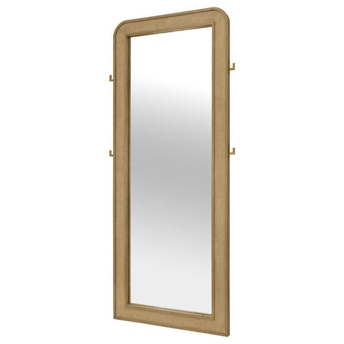 Arini - Cane Weave Full Length Standing Floor Mirror – Floor Mirrors by Coaster Fine Furniture at Furniture Wholesale Plus , Nashville furniture store