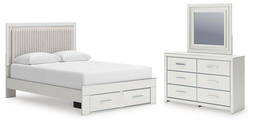 Zuraleus - Upholstered Panel Platform Storage Bedroom Set – 3 Piece Bedroom Sets by Signature Design by Ashley® at Furniture Wholesale Plus , Nashville furniture store