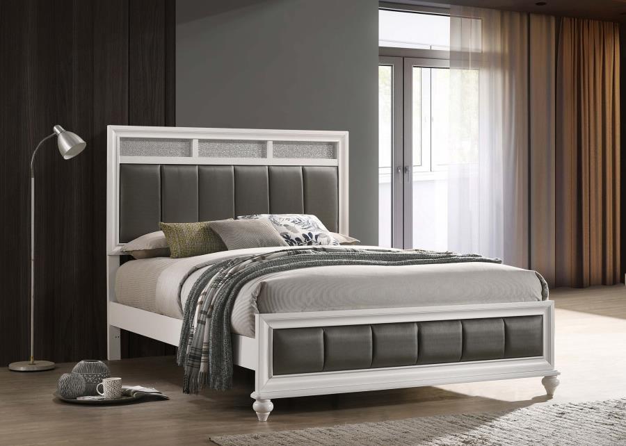 Barzini - Upholstered Panel Bed – Panel Beds by CoasterEveryday at Furniture Wholesale Plus , Nashville furniture store