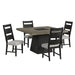 Jemma - Square Dining Table - Gray / Dark Espresso – Dining Tables by Elements International at Furniture Wholesale Plus , Nashville furniture store