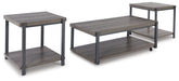 Wilmaden - Occasional Table Set (Set of 3) - Gray / Black – Table Sets by Signature Design by Ashley® at Furniture Wholesale Plus , Nashville furniture store
