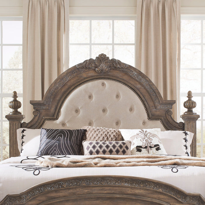 Carlisle Court - Upholstered Poster Headboard – Upholstered Headboards by Liberty Furniture at Furniture Wholesale Plus , Nashville furniture store