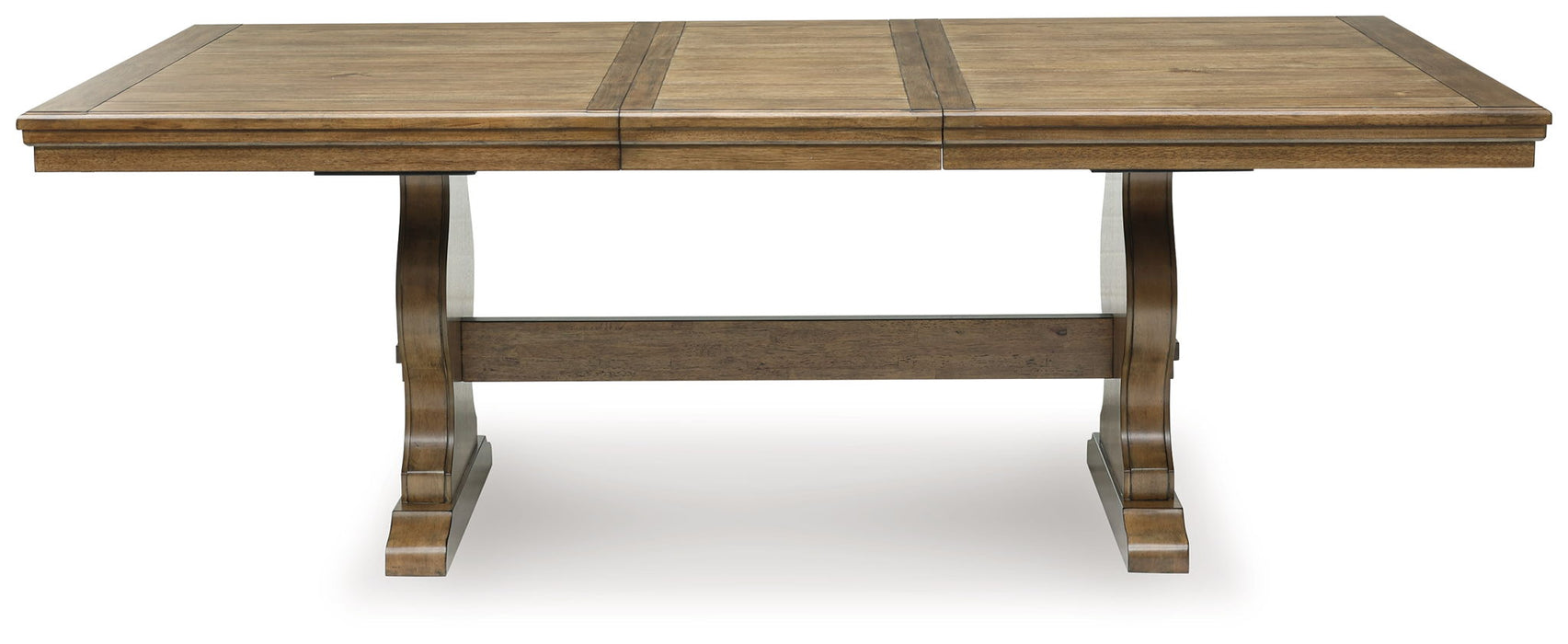 Sturlayne - Rectangular Dining Room Extension Table - Brown – Dining Tables with Extensions by Benchcraft® at Furniture Wholesale Plus , Nashville furniture store