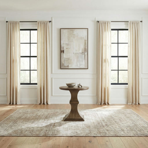 Artisan Home - Round Chairside Table - Sienna Stone – Chair Side Tables by Liberty Furniture at Furniture Wholesale Plus , Nashville furniture store