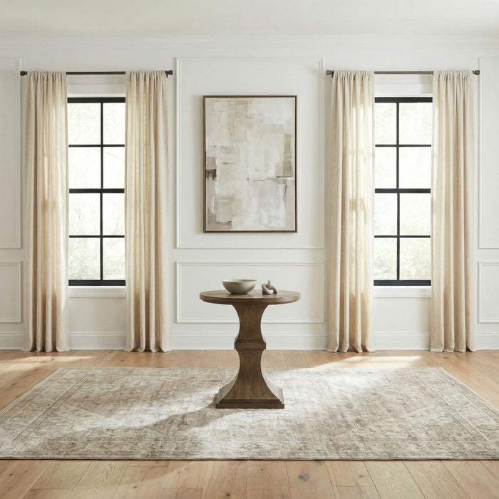 Artisan Home - Round Chairside Table - Sienna Stone – Chair Side Tables by Liberty Furniture at Furniture Wholesale Plus , Nashville furniture store