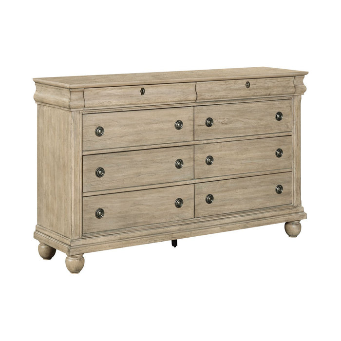 Rustic Traditions - 8 Drawer Dresser – Dresser & Mirror by Liberty Furniture at Furniture Wholesale Plus , Nashville furniture store