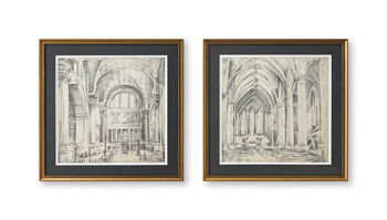 Downyard - Wall Art Set (Set of 2) - Black / Beige – Framed Print Sets by Signature Design by Ashley® at Furniture Wholesale Plus , Nashville furniture store