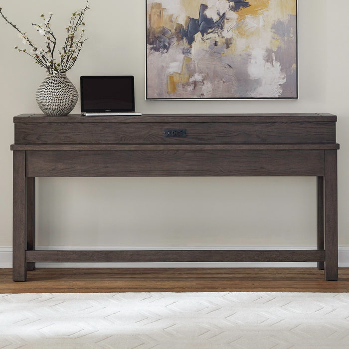 Cascade Falls - Console Bar Table - Satin Espresso – Console Tables by Liberty Furniture at Furniture Wholesale Plus , Nashville furniture store