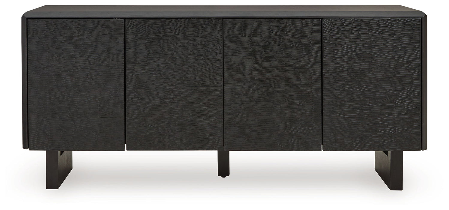 Farrelmore - Accent Cabinet - Black – Accent Cabinets by Signature Design by Ashley® at Furniture Wholesale Plus , Nashville furniture store