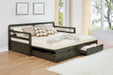 Sorrento - 2-Drawer Twin Long Daybed With Extension Trundle - Gray – Daybeds by CoasterEssence at Furniture Wholesale Plus , Nashville furniture store