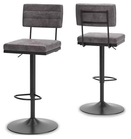 Strumford - Tall Swivel Barstool (Set of 2) – Stool Sets by Signature Design by Ashley® at Furniture Wholesale Plus , Nashville furniture store