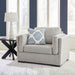 Evansley - Living Room Set – Stationary Chair & Ottoman by Benchcraft® at Furniture Wholesale Plus , Nashville furniture store