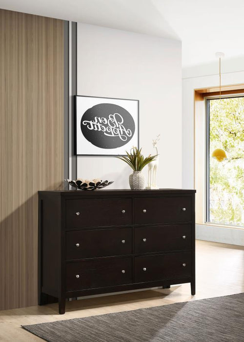 Carlton - 6-Drawer Dresser – Dressers by CoasterEveryday at Furniture Wholesale Plus , Nashville furniture store