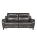 Trento - Dual Power Sofa - Charcoal – Reclining Sofas by Steve Silver Furniture at Furniture Wholesale Plus , Nashville furniture store