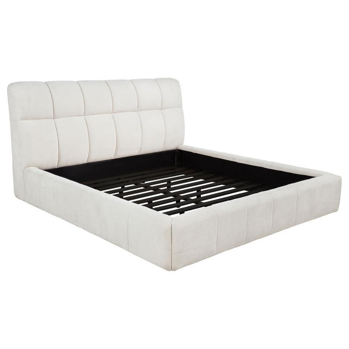 Nollet - Upholstered Platform Bed – Upholstered Beds by Coaster Fine Furniture at Furniture Wholesale Plus , Nashville furniture store
