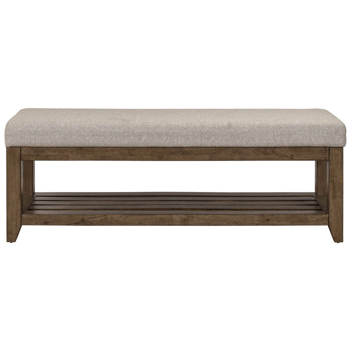 Shaker Lakes - Bed Bench - Harvest Brown – Bed Benches by Liberty Furniture at Furniture Wholesale Plus , Nashville furniture store