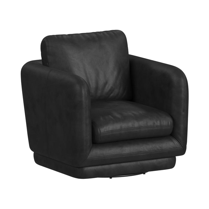 Winger - Swivel Chair - Simba Black – Swivel Chairs by Elements International at Furniture Wholesale Plus , Nashville furniture store