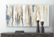 Joely - Wall Art - Blue / Tan – Wall Decor by Signature Design by Ashley® at Furniture Wholesale Plus , Nashville furniture store