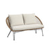 Grace - 4 Piece Outdoor Seating Set - Beige / Natural – 4 Piece Outdoor Sets by Elements International at Furniture Wholesale Plus , Nashville furniture store