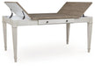 Skempton - RECT DRM Table w/Storage - White – Dining Tables by Signature Design by Ashley® at Furniture Wholesale Plus , Nashville furniture store