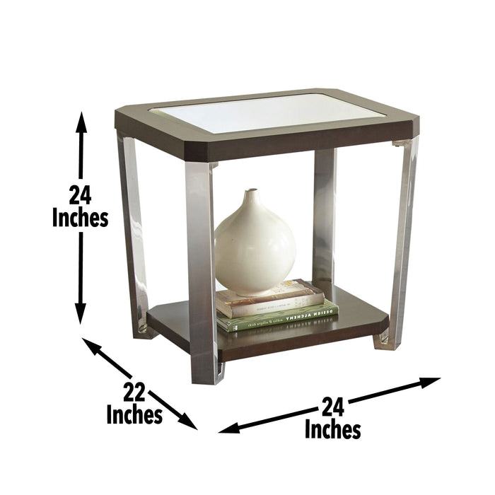 Truman - End Table - Brown – End Tables by Steve Silver Furniture at Furniture Wholesale Plus , Nashville furniture store