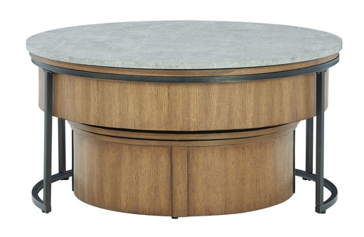Fridley - Nesting Cocktail Tables (Set of 2) - Gray / Brown / Black – Nesting Tables by Signature Design by Ashley® at Furniture Wholesale Plus , Nashville furniture store
