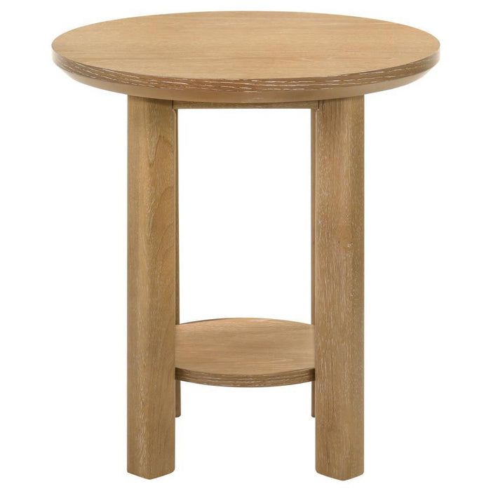 Ottowa - Round Wood Table With Shelf – End Tables by Coaster Fine Furniture at Furniture Wholesale Plus , Nashville furniture store