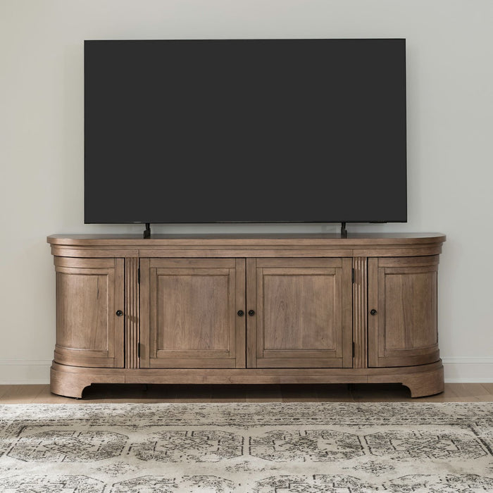 Haven Hills - 82'' TV Console - Camel Beige – TV Stands by Liberty Furniture at Furniture Wholesale Plus , Nashville furniture store