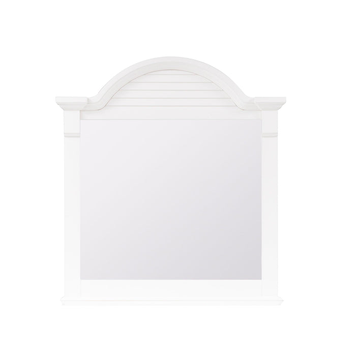 Summer House - Small Mirror - Oyster White – Mirrors by Liberty Furniture at Furniture Wholesale Plus , Nashville furniture store