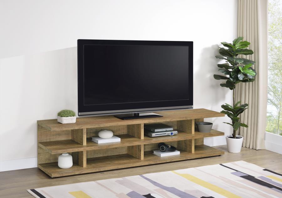 Cartmill - 78" 2-Tier TV Stand Media Console - Premium TV Stands from Coaster Fine Furniture - Just $319! Shop now at Furniture Wholesale Plus  We are the best furniture store in Nashville, Hendersonville, Goodlettsville, Madison, Antioch, Mount Juliet, Lebanon, Gallatin, Springfield, Murfreesboro, Franklin, Brentwood