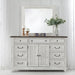 River Place - Dresser & Mirror - Riverstone White & Tobacco – Dresser & Mirror by Liberty Furniture at Furniture Wholesale Plus , Nashville furniture store