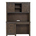 Thornwood Hills - 2 Piece Desk Set - Rock Beaten Brown – Student Desks by Liberty Furniture at Furniture Wholesale Plus , Nashville furniture store