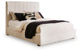 Shoralli - Queen Upholstered Storage Bed - Beige – Storage Beds by Signature Design by Ashley® at Furniture Wholesale Plus , Nashville furniture store
