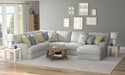 Stockbridge - Sectional With Comfort Coil Seating And 9 Accent Pillows Included – Stationary Sectionals by Jackson at Furniture Wholesale Plus , Nashville furniture store