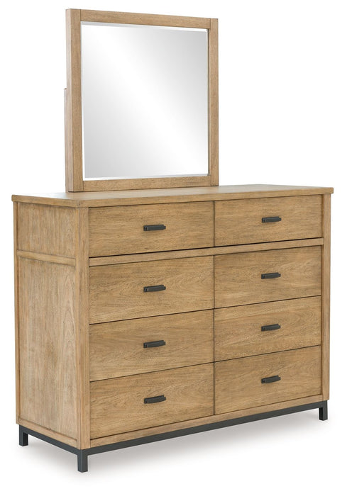 Tomtyn - Dresser And Mirror - Light Brown – Dresser & Mirror by Benchcraft® at Furniture Wholesale Plus , Nashville furniture store