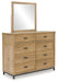 Tomtyn - Dresser And Mirror - Light Brown – Dresser & Mirror by Benchcraft® at Furniture Wholesale Plus , Nashville furniture store