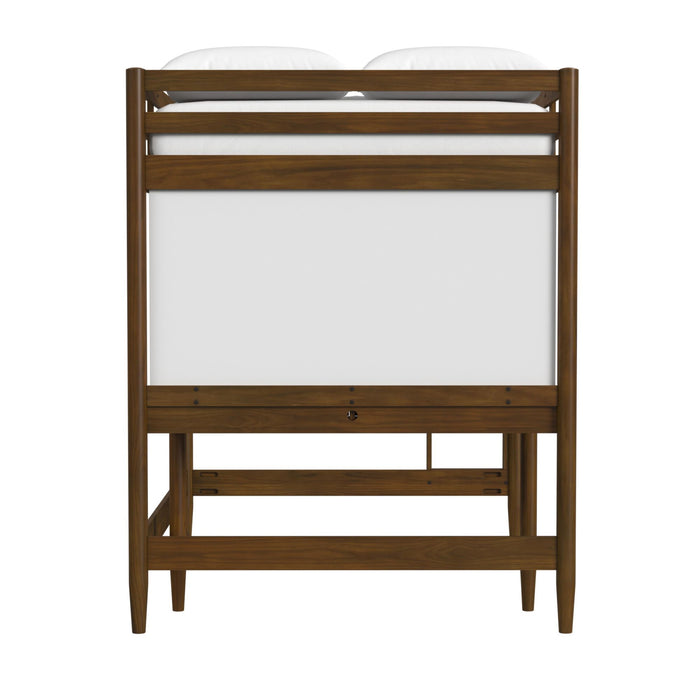 Malibu - Full Loft Bed - Walnut – Loft Beds by Elements International at Furniture Wholesale Plus , Nashville furniture store