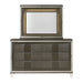 Twenty Nine - 6-Drawer Dresser With Mood Lighting Mirror – Dresser & Mirror by Elements International at Furniture Wholesale Plus , Nashville furniture store