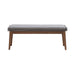 Space Savers - Dining Bench - Walnut – Upholstered Benches by Liberty Furniture at Furniture Wholesale Plus , Nashville furniture store