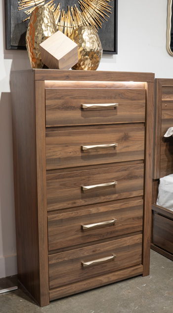 Janfyn - Five Drawer Chest - Brown – Accent Chests by Signature Design by Ashley® at Furniture Wholesale Plus , Nashville furniture store