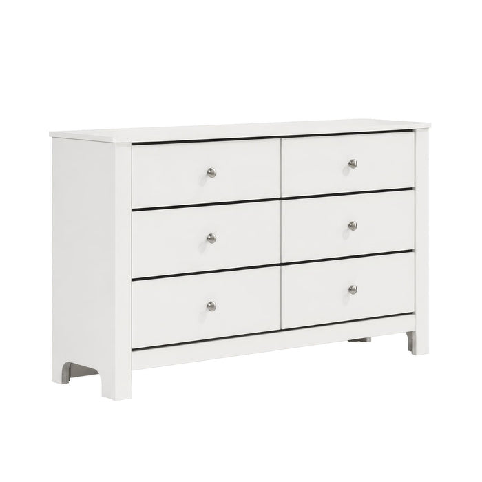 Sami - Youth 6-Drawer Dresser – Dressers by Elements International at Furniture Wholesale Plus , Nashville furniture store