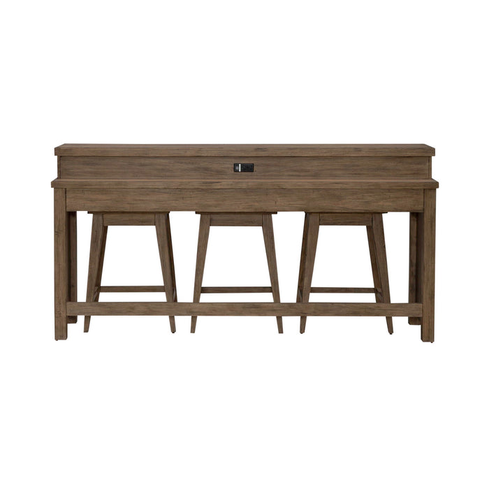 Pinebrook Ridge - 4 Piece Set - Weathered Toffee – 4 Piece Living Room Sets by Liberty Furniture at Furniture Wholesale Plus , Nashville furniture store