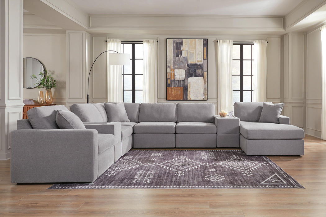 Modmax - Sectional - Granite – Stationary Sectionals by Signature Design by Ashley® at Furniture Wholesale Plus , Nashville furniture store