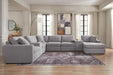 Modmax - Sectional - Granite – Stationary Sectionals by Signature Design by Ashley® at Furniture Wholesale Plus , Nashville furniture store