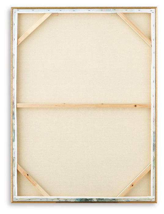 Reedster - Wall Art - Green / Blue / Yellow – Canvas Art by Signature Design by Ashley® at Furniture Wholesale Plus , Nashville furniture store