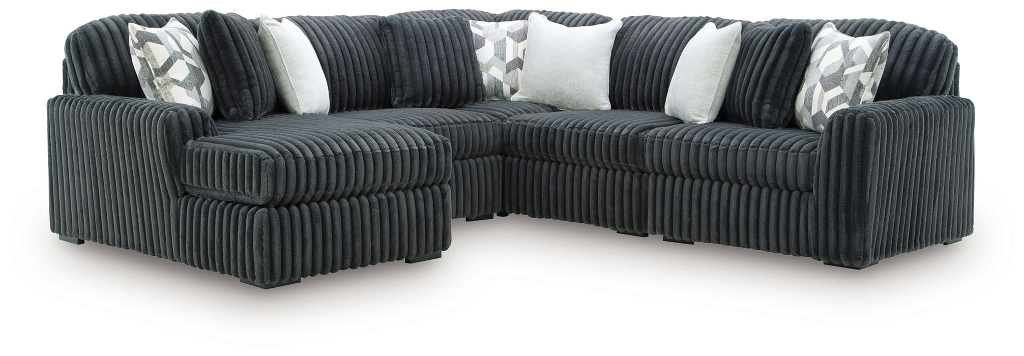 Midnight-Madness - Sectional – Stationary Sectionals by Signature Design by Ashley® at Furniture Wholesale Plus , Nashville furniture store