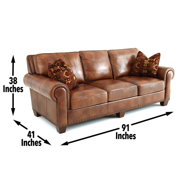 Silverado - Sofa - Dark Brown – Stationary Sofas by Steve Silver Furniture at Furniture Wholesale Plus , Nashville furniture store