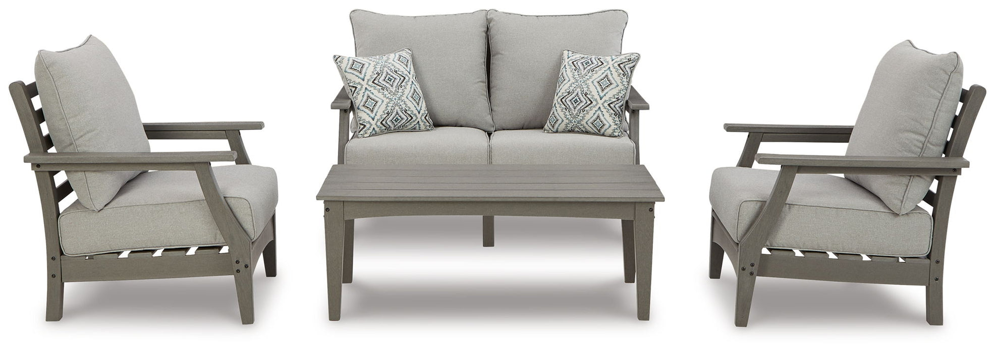 Visola - Lounge Set – 4 Piece Outdoor Sets by Signature Design by Ashley® at Furniture Wholesale Plus , Nashville furniture store