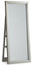 Evesen - Floor Standing Mirror With Storage - Champagne – Floor Mirrors by Signature Design by Ashley® at Furniture Wholesale Plus , Nashville furniture store
